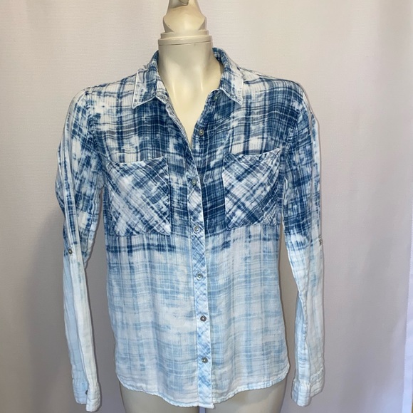 *CUSTOM DYED BUTTON DOWN - Picture 2 of 8